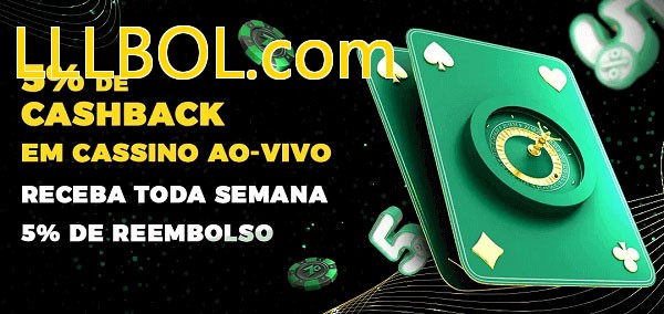 Promoções do cassino ao Vivo LLLBOL.com